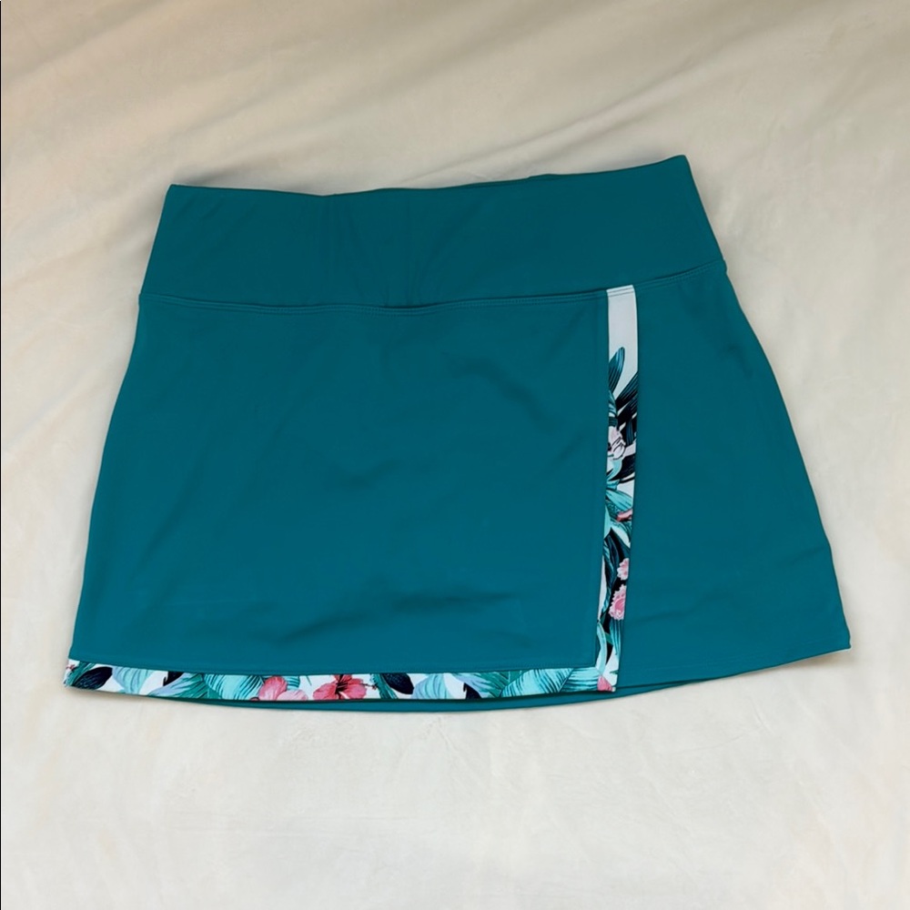 Tommy Bahama Blue Cut Out Mini Skort Athletic